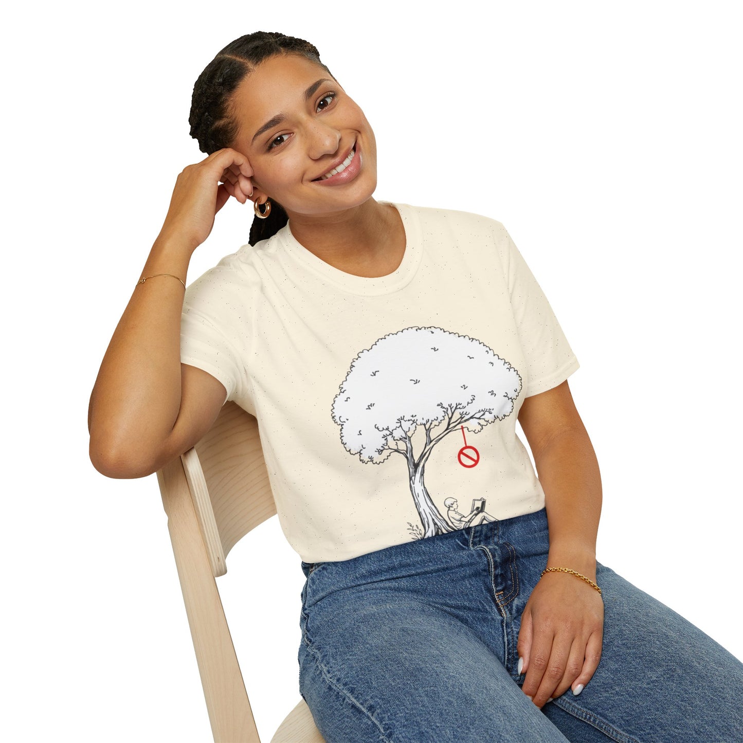 Relaxing Tree Swing Illustration Tee