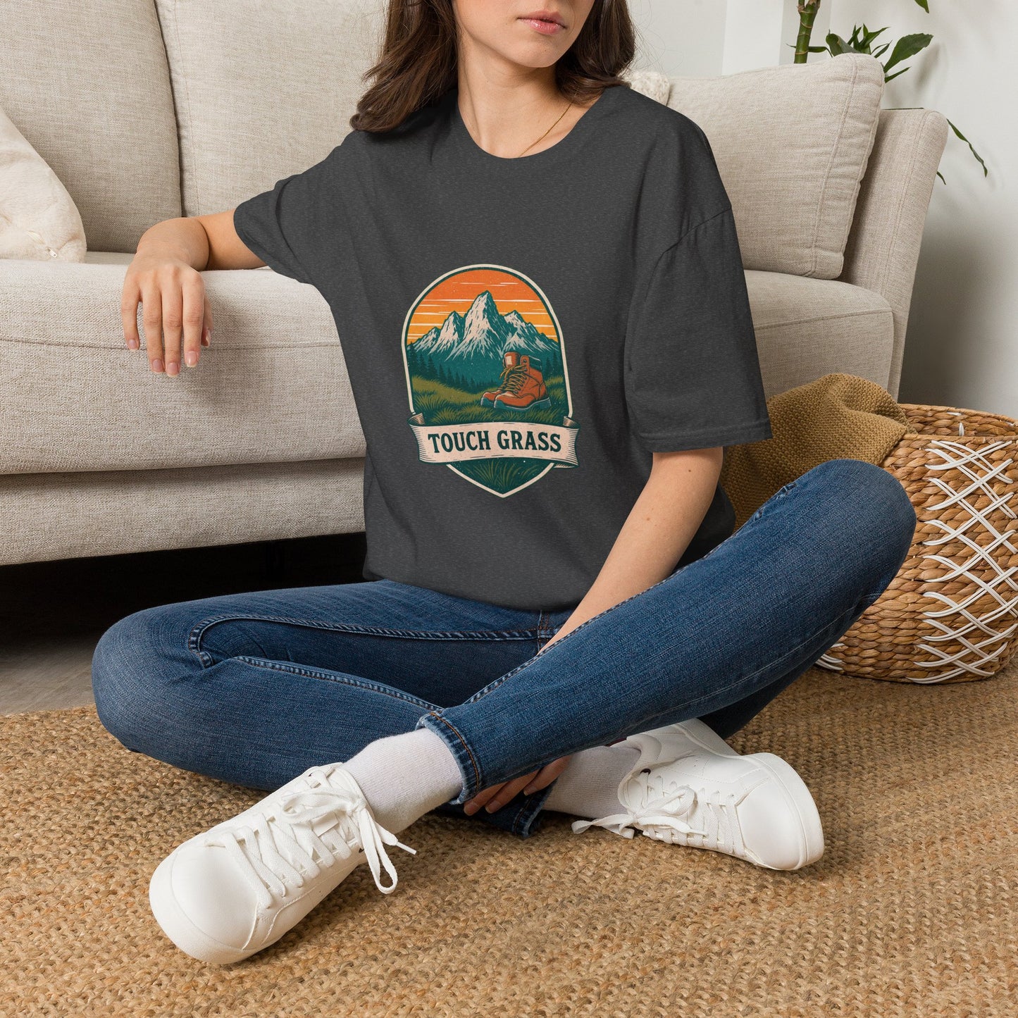 Vintage Mountain Touch Grass