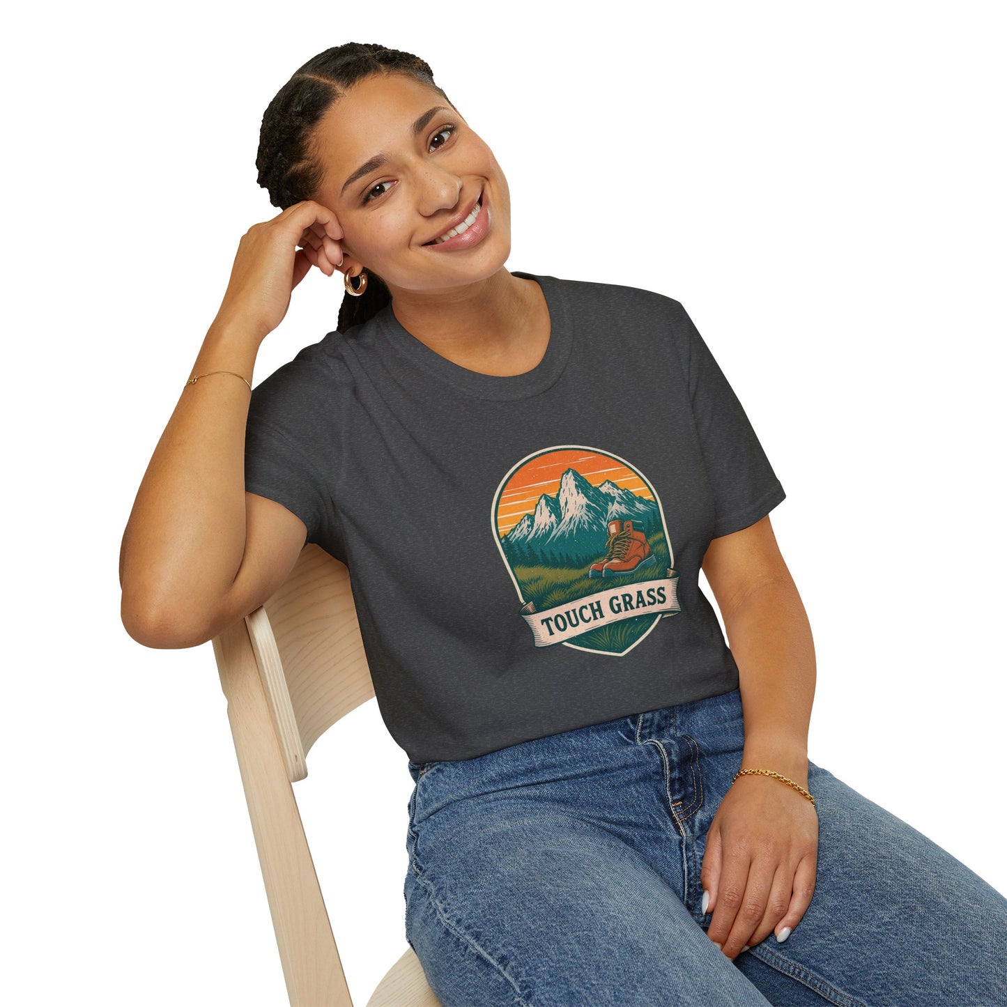 Vintage Mountain Touch Grass