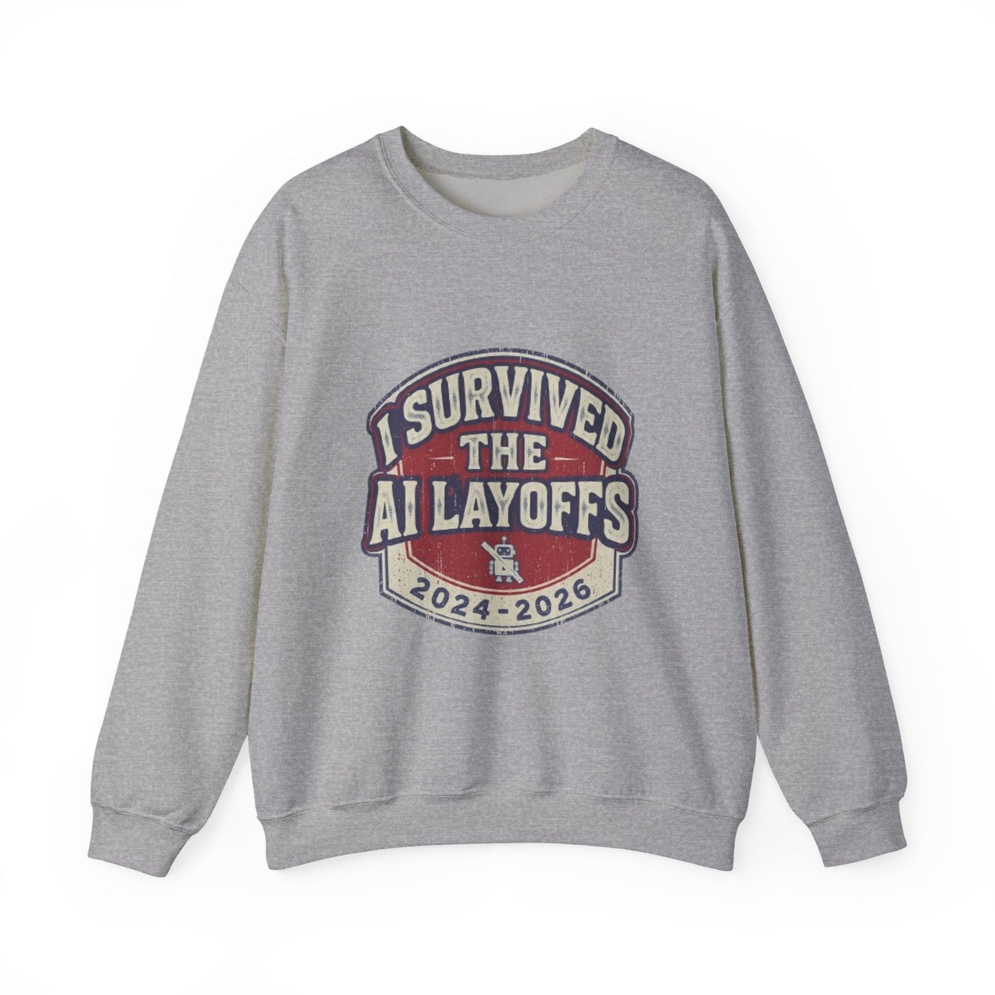 Survived the AI Layoffs Crewneck