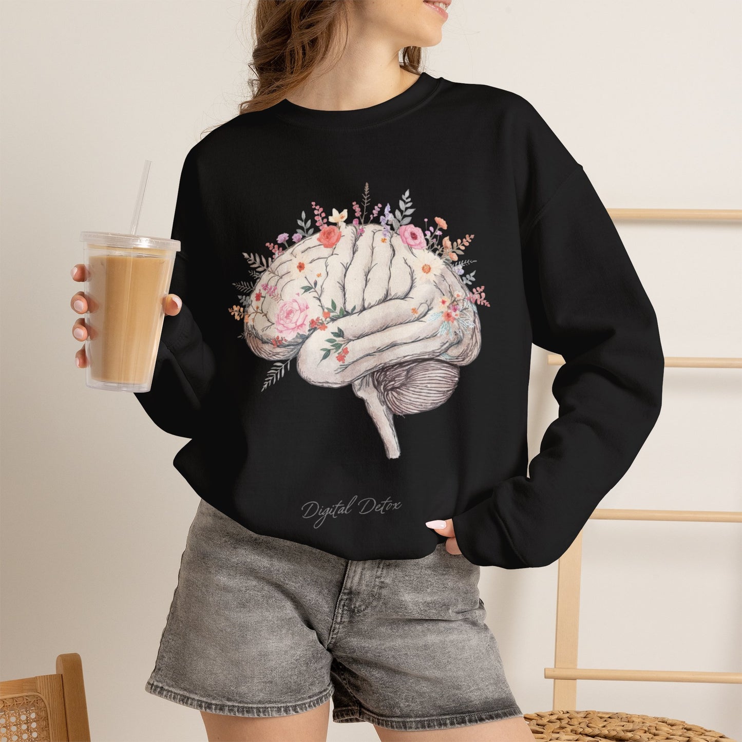 Digital Detox - Brain Floral