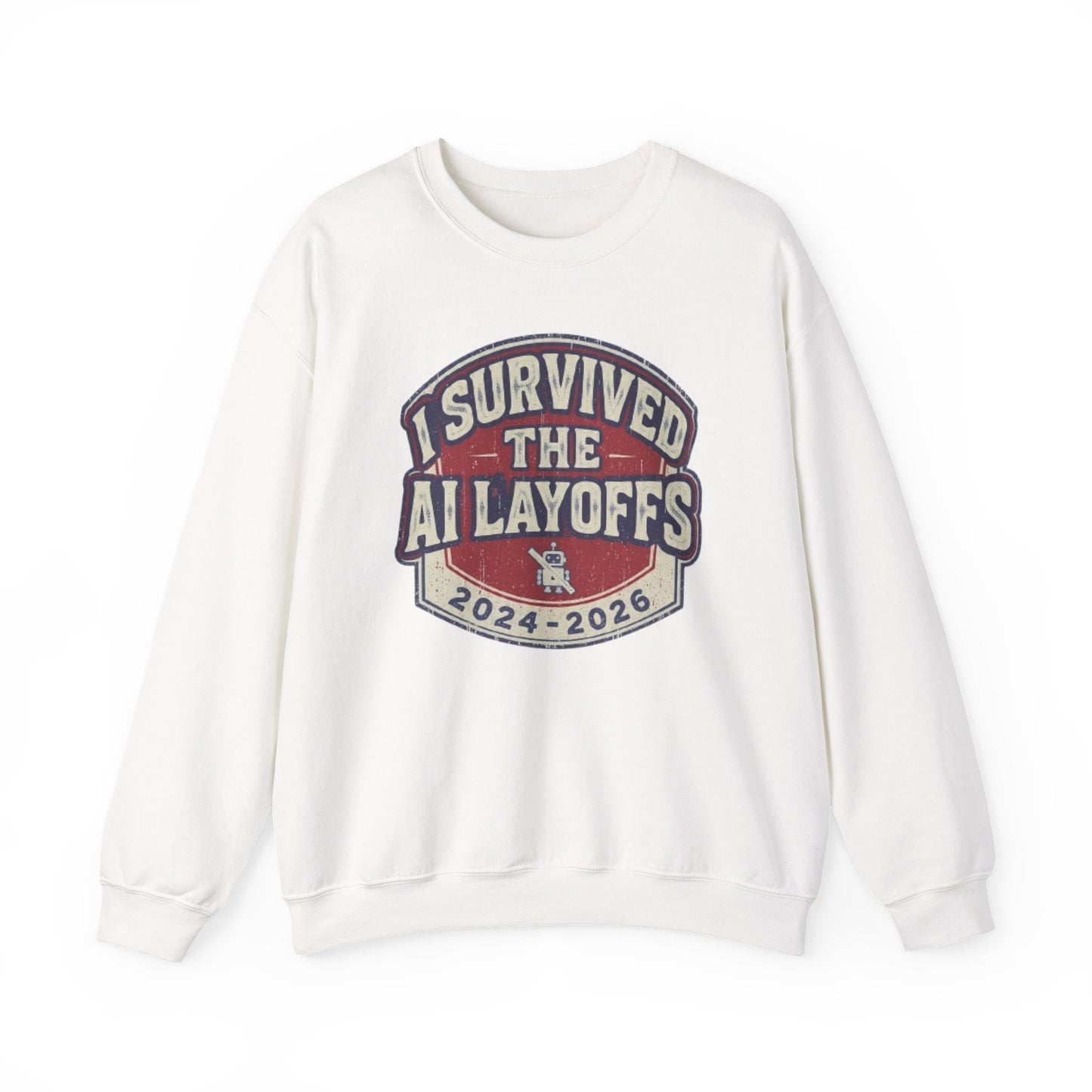 Survived the AI Layoffs Crewneck