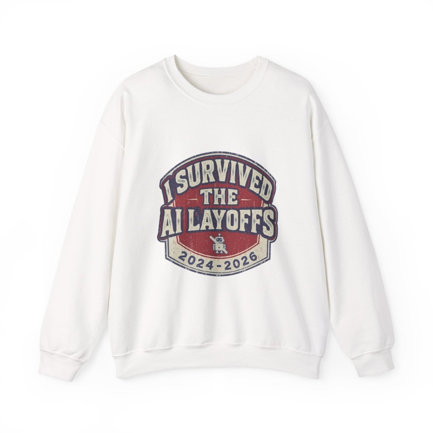 Survived the AI Layoffs Crewneck