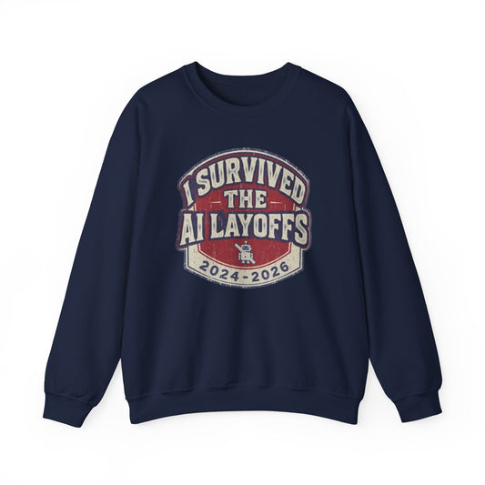 Survived the AI Layoffs Crewneck