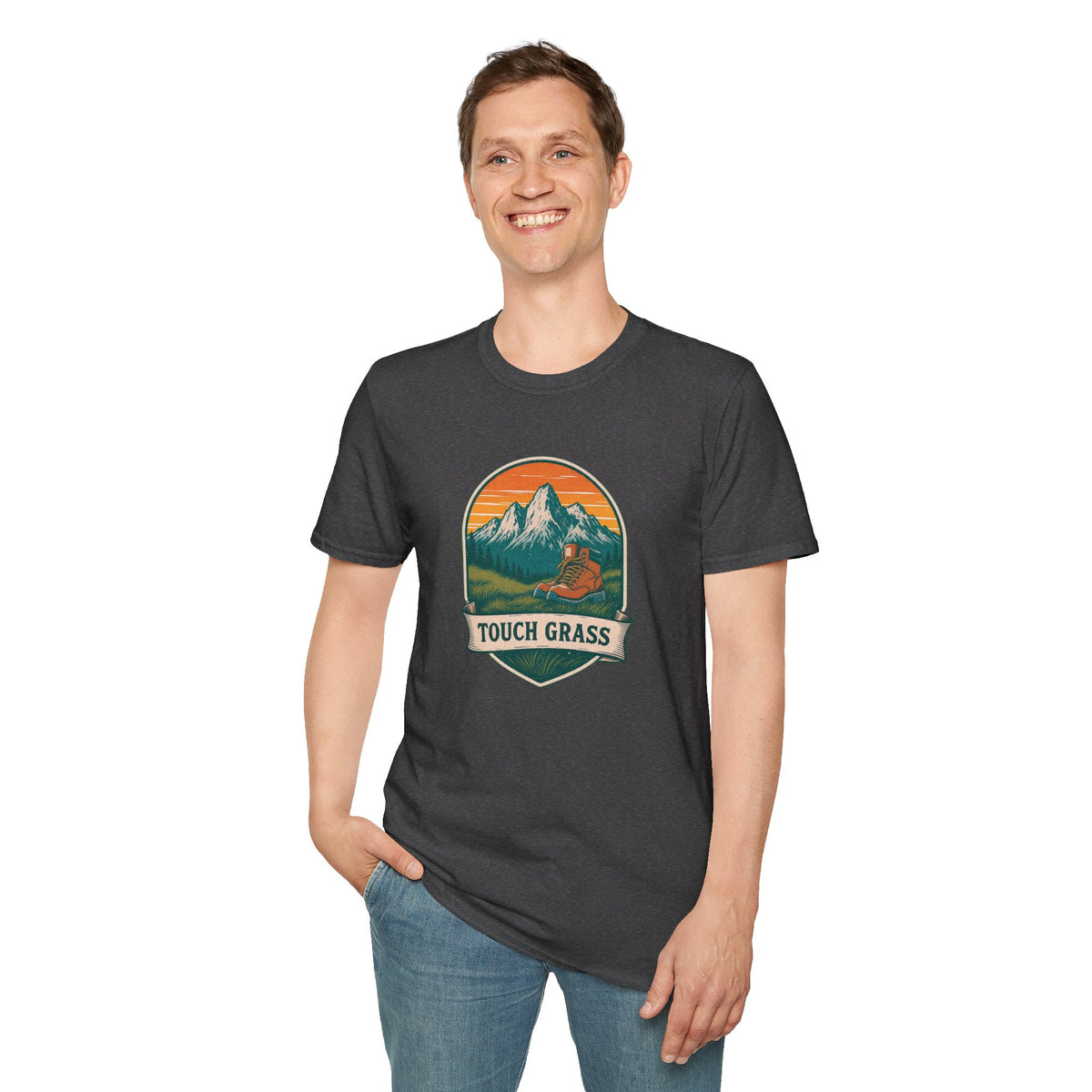 Vintage Mountain Touch Grass