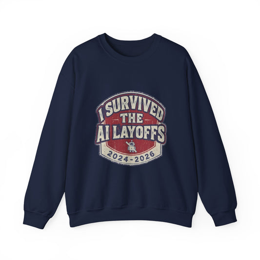 Survived the AI Layoffs Crewneck