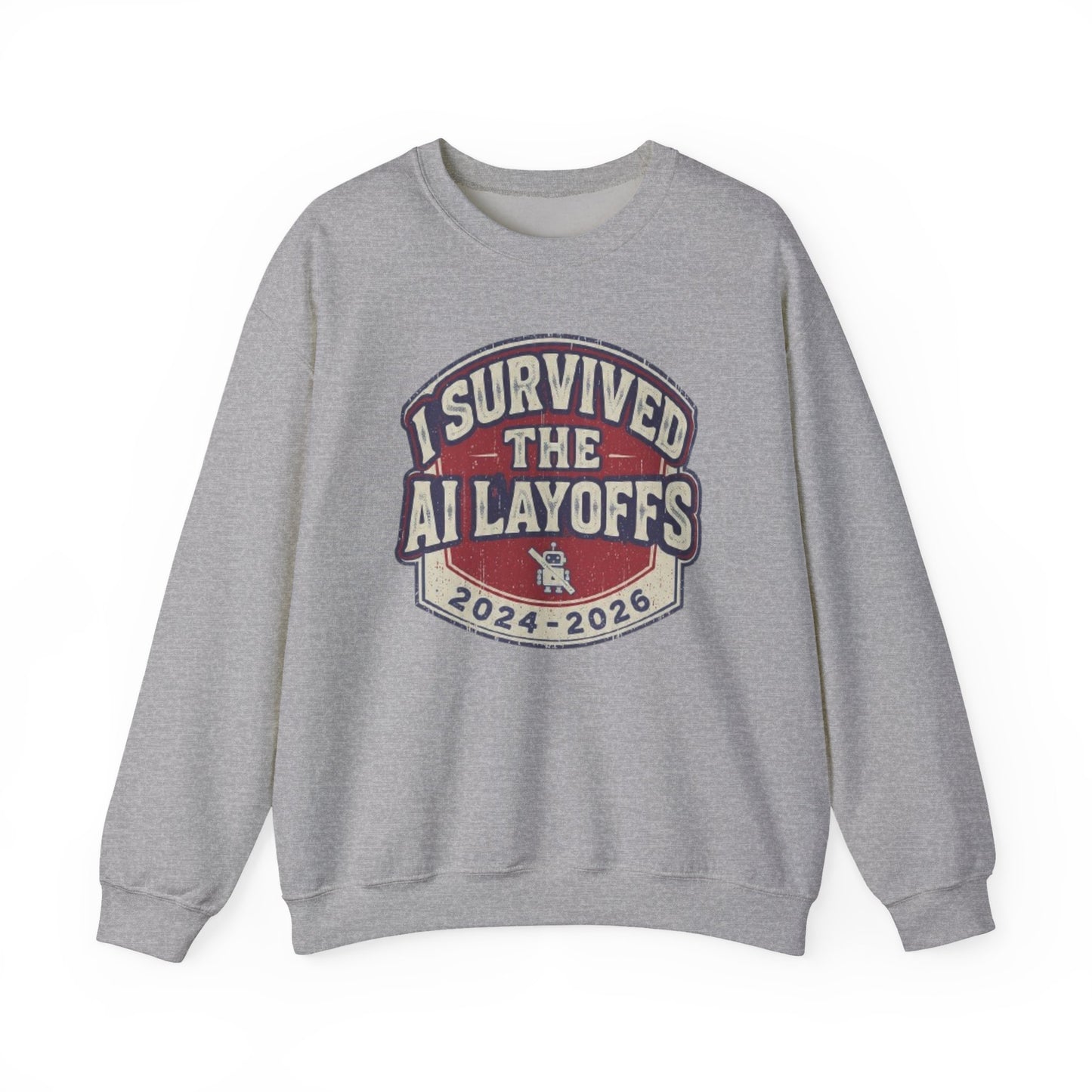 Survived the AI Layoffs Crewneck