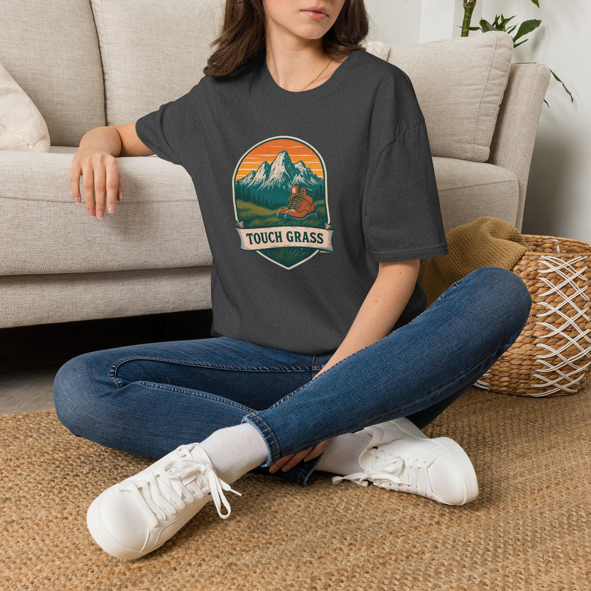 Vintage Mountain Touch Grass